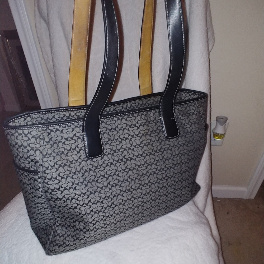 Coach monogram diaper bag/oversize tote - Picture 2 of 7